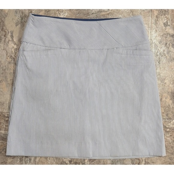 S.C. & Co. Pants - S.C. & CO Womens Small Blue White Striped Skort Pull On Preppy Sporty Casual